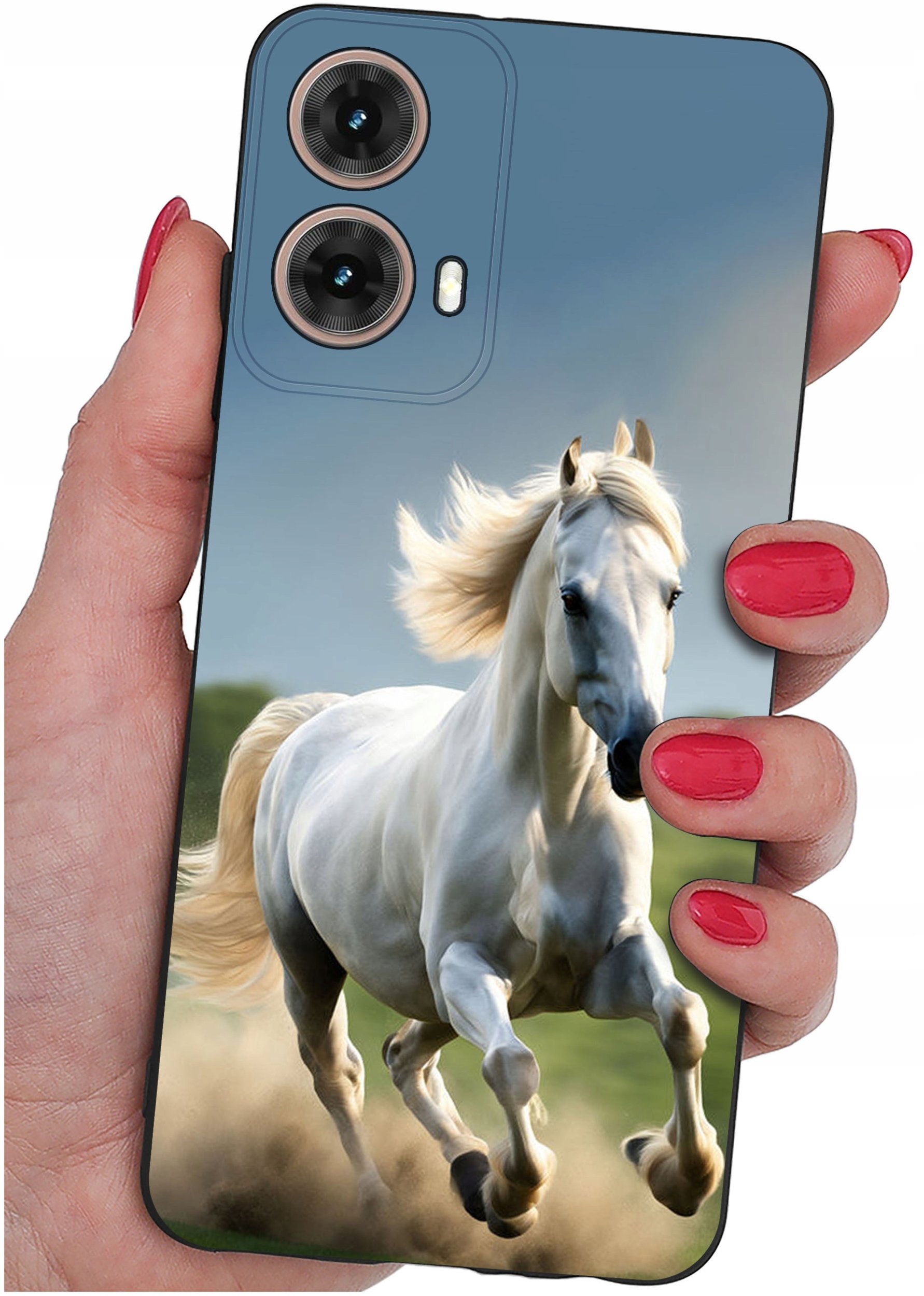 Etui do Motorola Moto G85 5G WZORY |SILIKONOWE MATT CASE