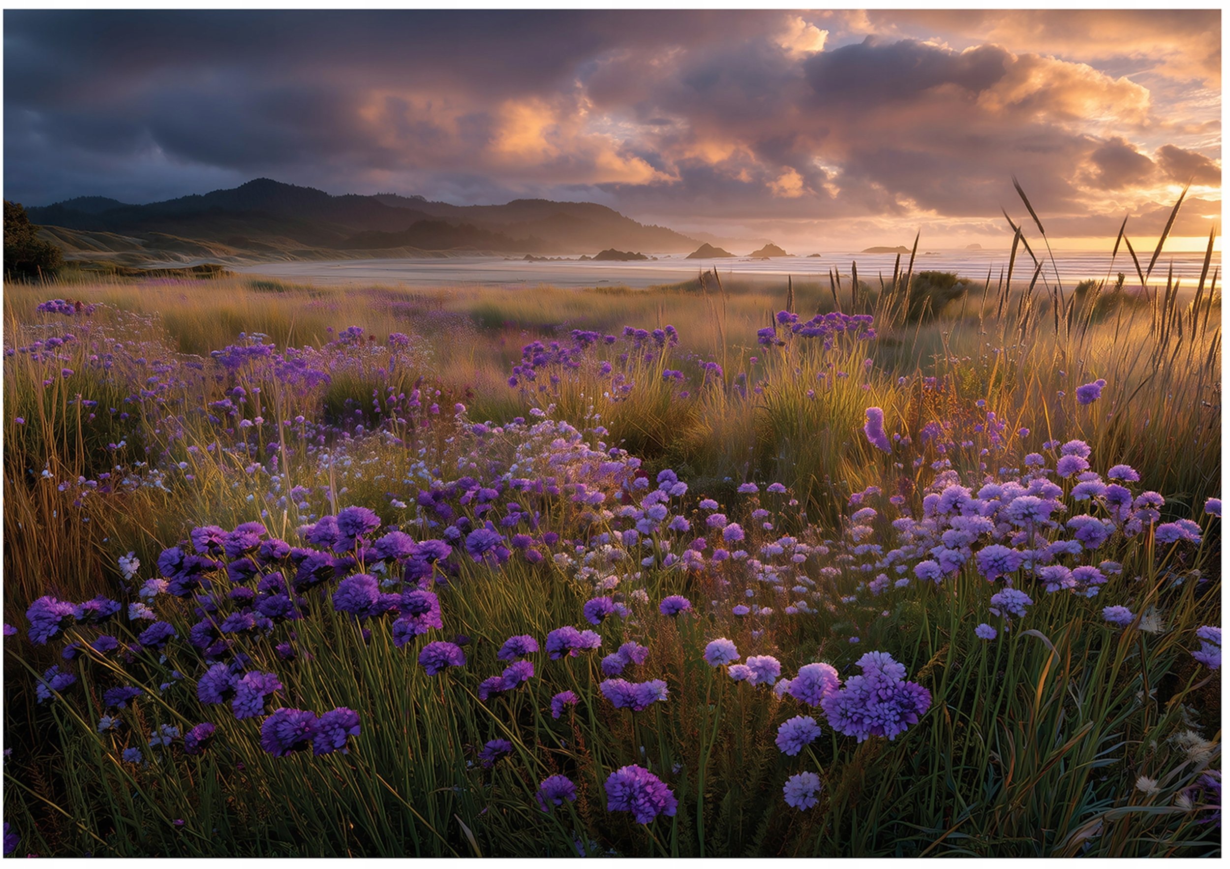 Fototapeta Na Flizelinie Krajobraz Kwiaty Do Sypialni Salonu 350x250