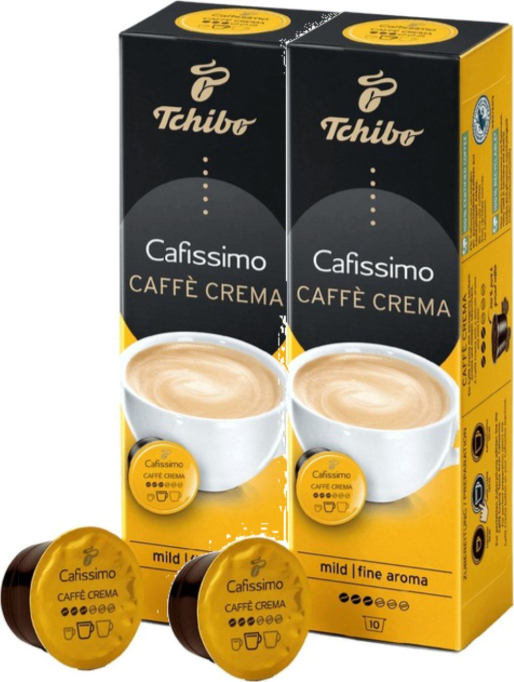 Tchibo Kapsułki Cafissimo Caffe Crema Mild Aroma 2x10 szt.