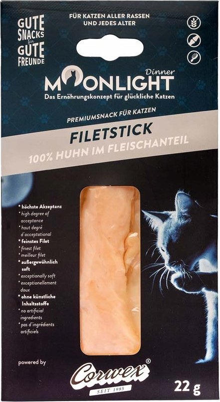 Moonlight Filet z Kurczaka-przysmaki dla kota 22 g