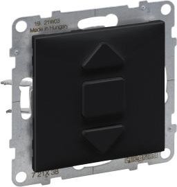 Legrand SUNO Przyciskowy łącznik rolet czarny 3 pozycyjny 6A 250V 721438