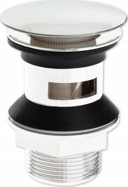 Kuchinox Korek klik-klak do umywalki z przelewem chrom