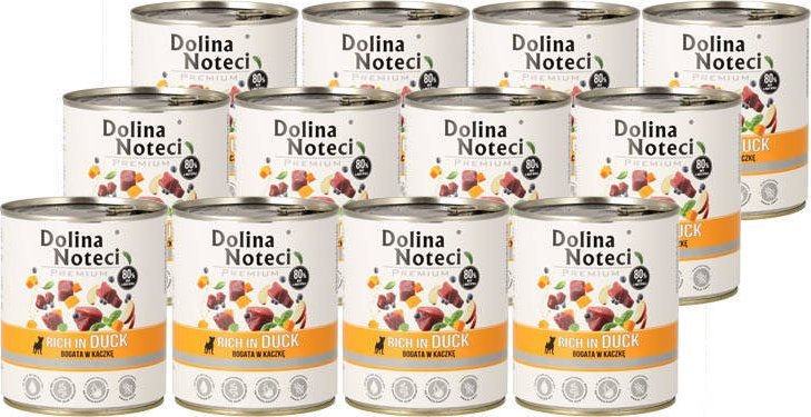 Dolina Noteci Premium z kaczką 12x800g