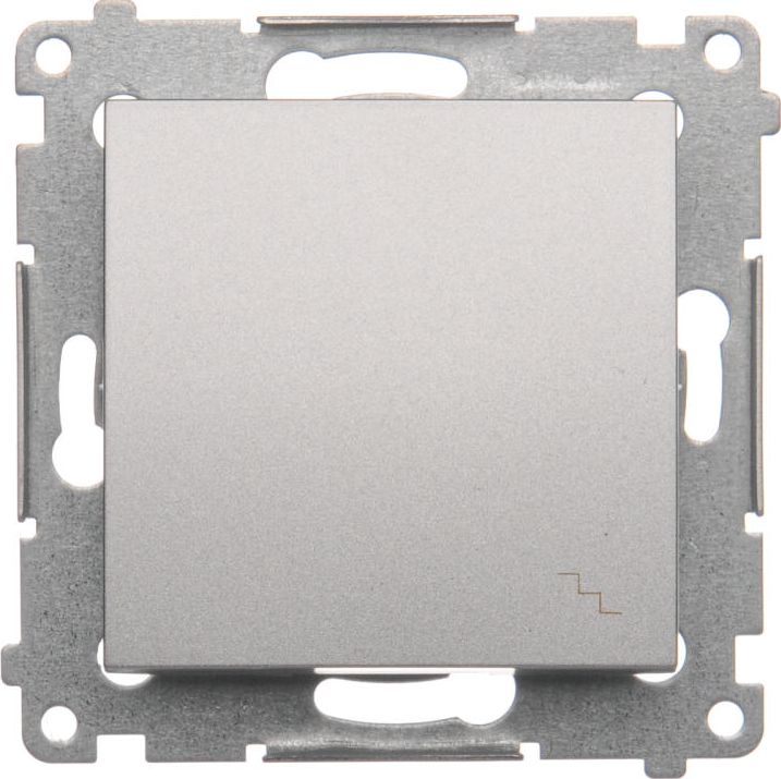 Kontakt-Simon Łącznik schodowy srebrny mat - DW6.01/43