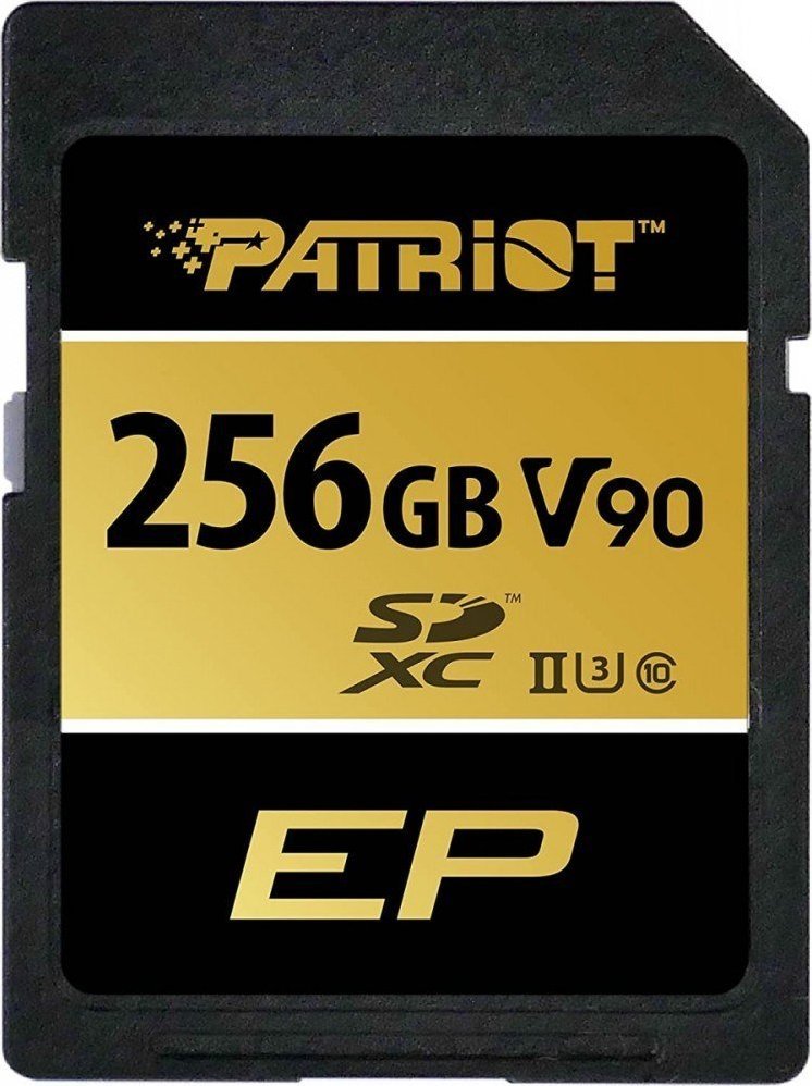 Karta Patriot EP SDXC 256 GB Class 10 UHS-II U3 V90 (PEF256GEP92SDX)
