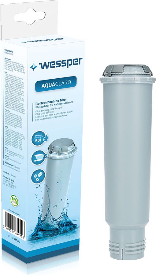 Wessper AquaClaro - filtr wody do ekspresów AEG, Bosch, Krups, Neff, Siemens (na wkręt)