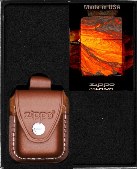 Zestaw ZIPPO Zapalniczka LAVA FLOW Prezentowy No2