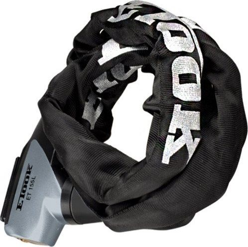 ETOOK Zamknięcie ETOOK ET-155 L łańcuch 1000 mm czarno-szary Uniwersalny