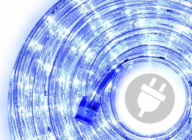 Taśma LED JoyLight 24szt./m 1.25W/m 230V Niebieska (BA11661)