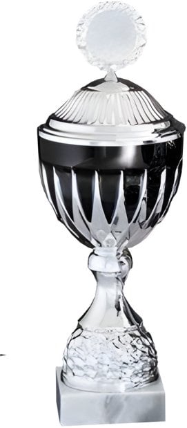 Victoria Sport Puchar plastikowy srebrny T-M