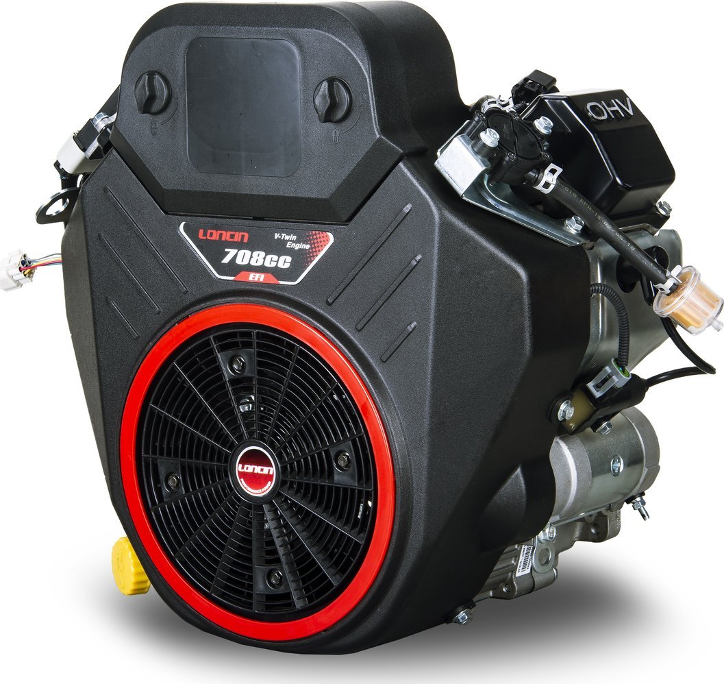 Loncin SILNIK LONCIN LC2P77F DO TRAKTORKA SPALINOWY BENZYNOWY V-TWIN LONCIN 2P77 V2 22 KM 708 cm3 DWUCYLINDROWY WAŁ PIONOWY WALCOWY 25,4 mm MOTOR HOND