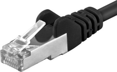 PremiumCord PREMIUMCORD Patch kabel CAT6a S-FTP, RJ45-RJ45, AWG 26/7 2m czarny