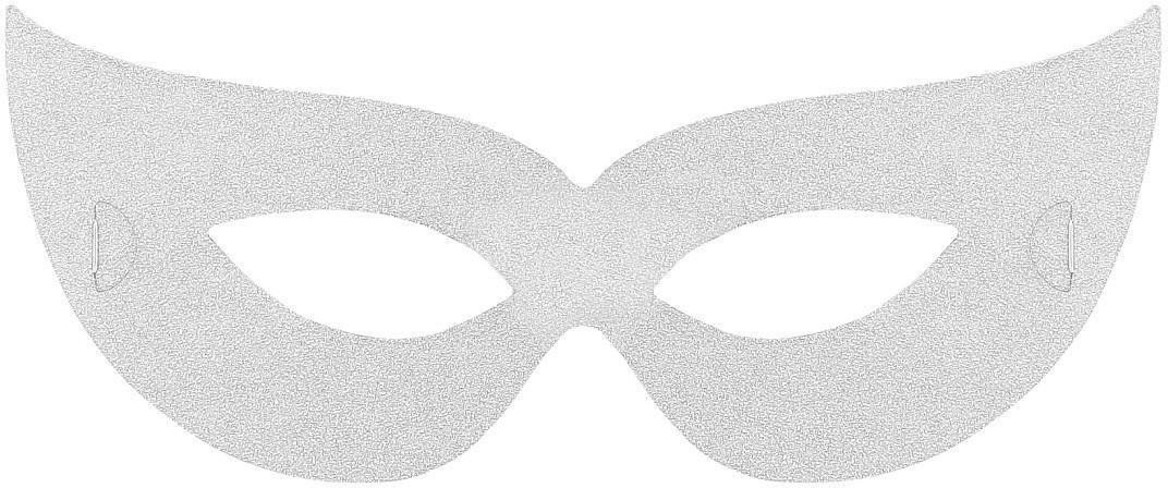 Maseczki papierowe srebrne 4szt