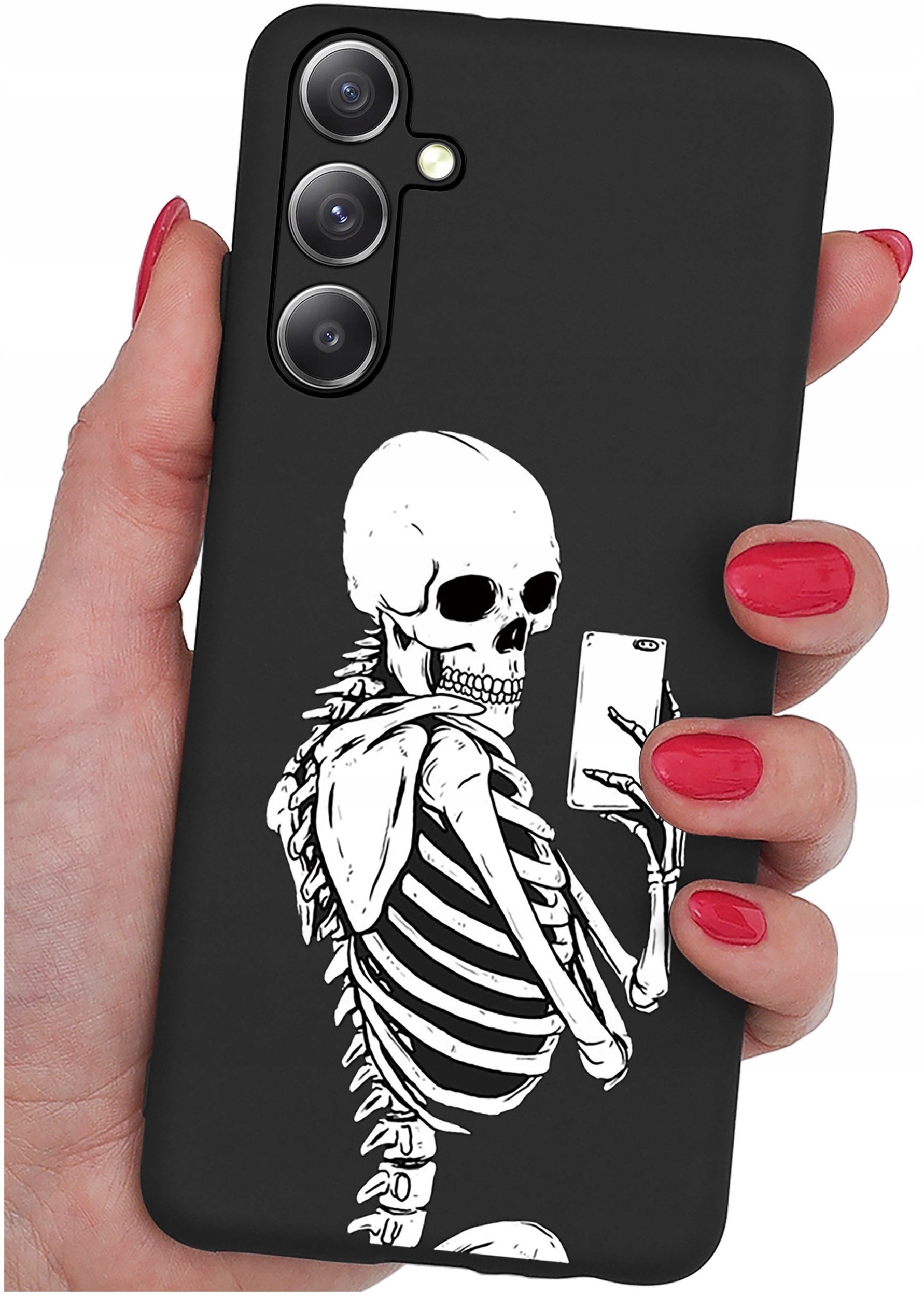 ETUI do Samsung Galaxy S25 WZORY | SILIKONOWE MATT CASE + SZKŁO 9H