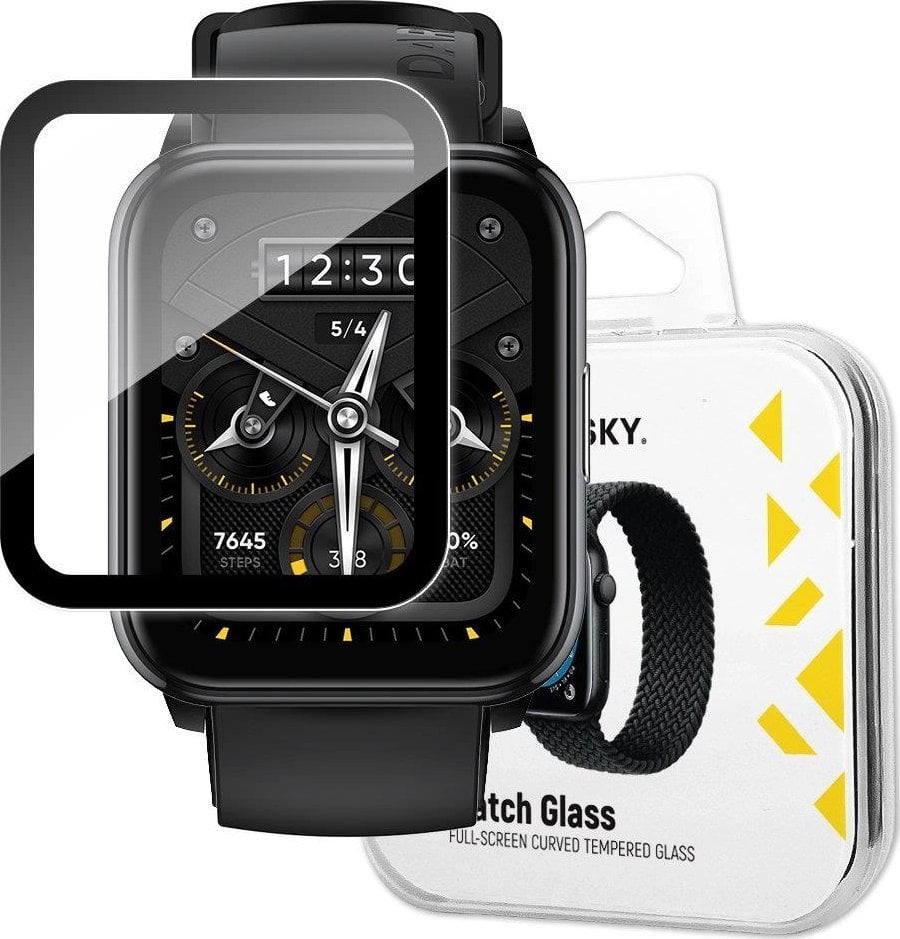 Wozinsky Wozinsky Watch Glass hybrydowe szkło do Realme Watch 2 Pro czarny