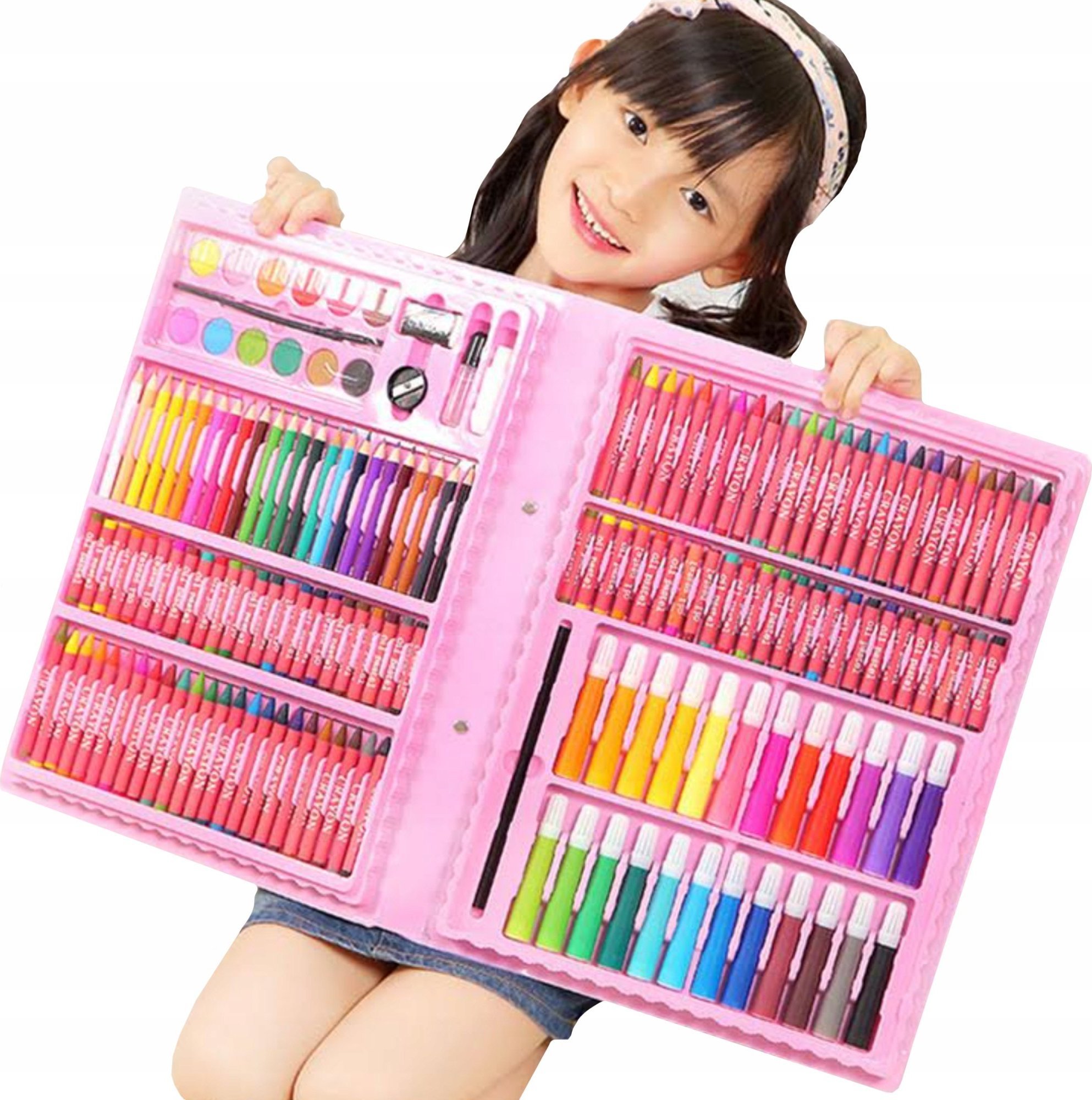 AIG Duży Zestaw Artystyczny Xxl Walizka 168 Elementów