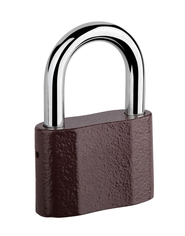 LOB Kłódka żeliwna zasuwkowa 50mm 3 klucze KS50