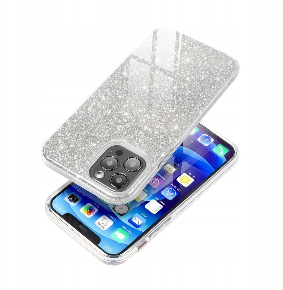 Futerał SHINING do XIAOMI Redmi Note 14 Pro Plus 5G srebrny