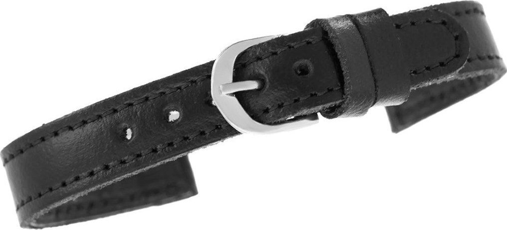 Pasek do zegarka - Rzemiosło skóra 12 mm 7341-12XXLS Czarny