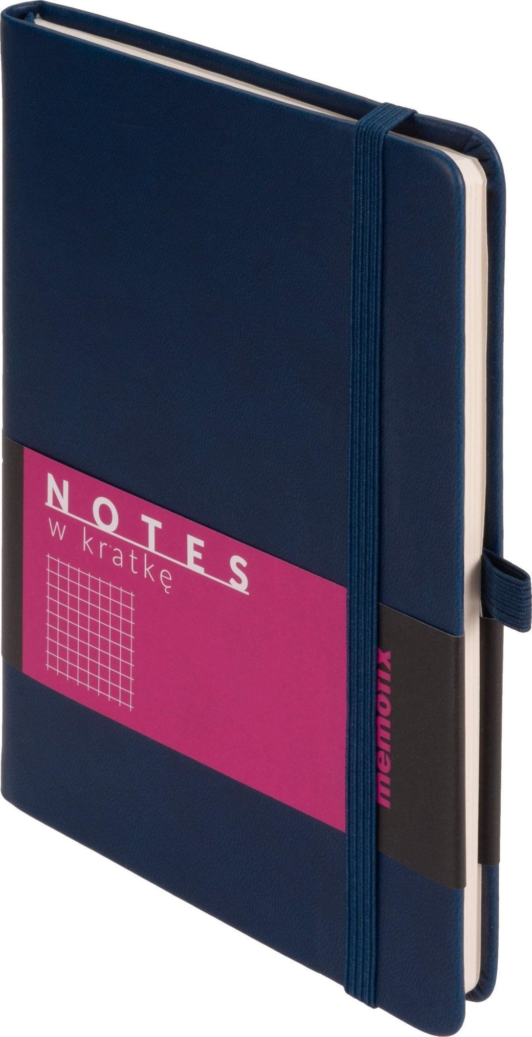 Notes Memofix B6 kratka granatowy
