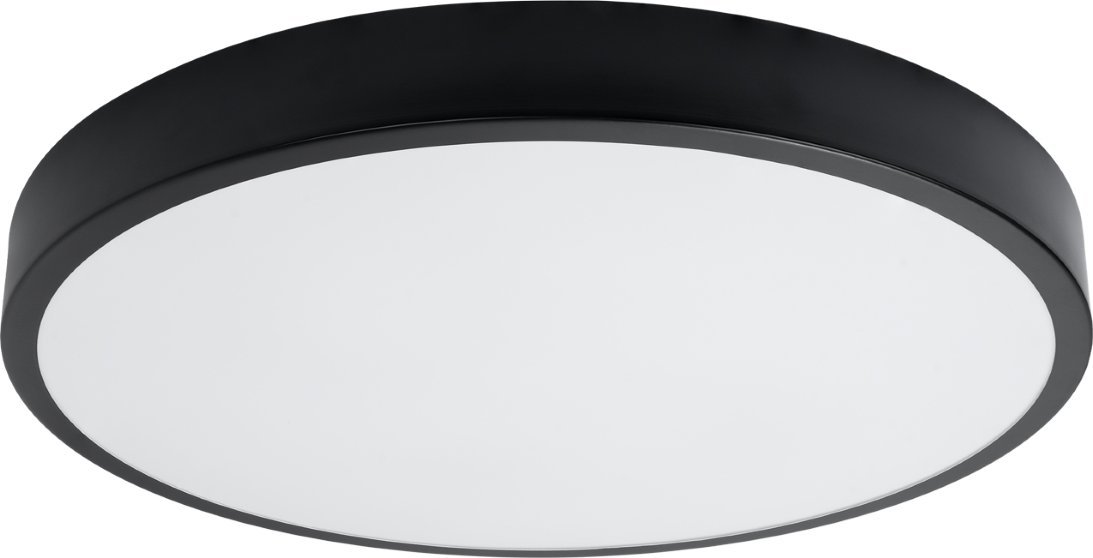 Lampa sufitowa Sollux SOLLUX Plafon ONYX 60 czarny LED 3000K 1 x LED SL.1248