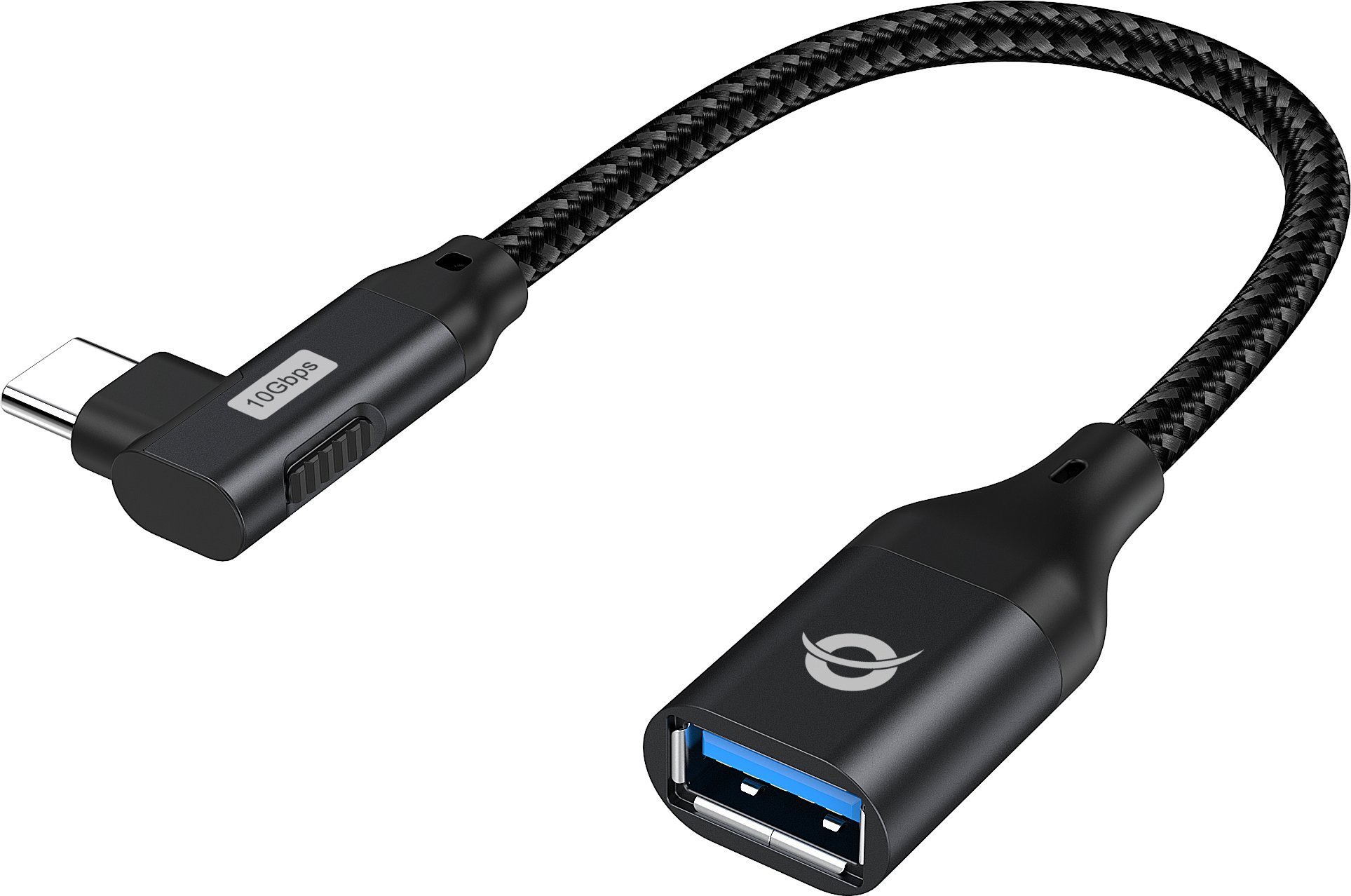 Adapter USB Conceptronic CONCEPTRONIC Adapter USB-C -> USB-A 3.0 OTG 90°gew. schwarz