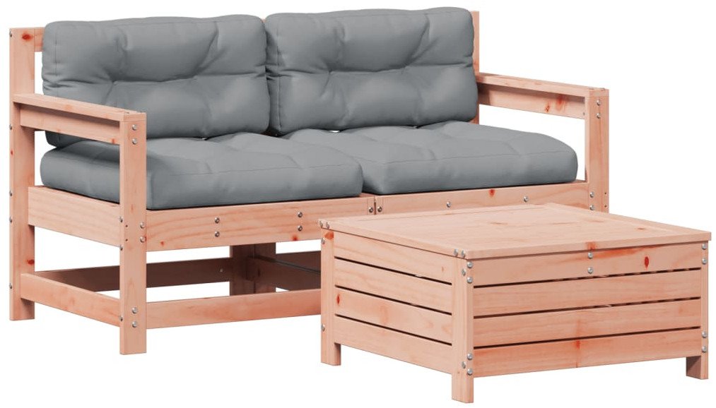 3-cz. zestaw wypoczynkowy do ogrodu, z poduszkami, daglezja