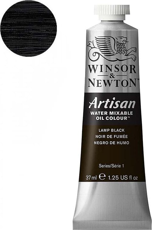 SmartMax Artisan water mix oil 37ml lamp black 337