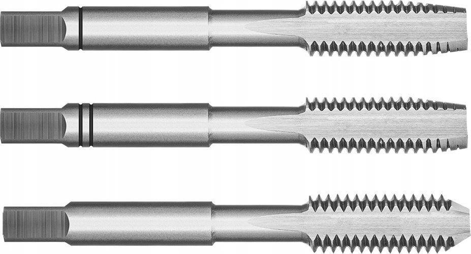 Gwintowniki Baildon - rozmiar M8, HSS, 3 szt.