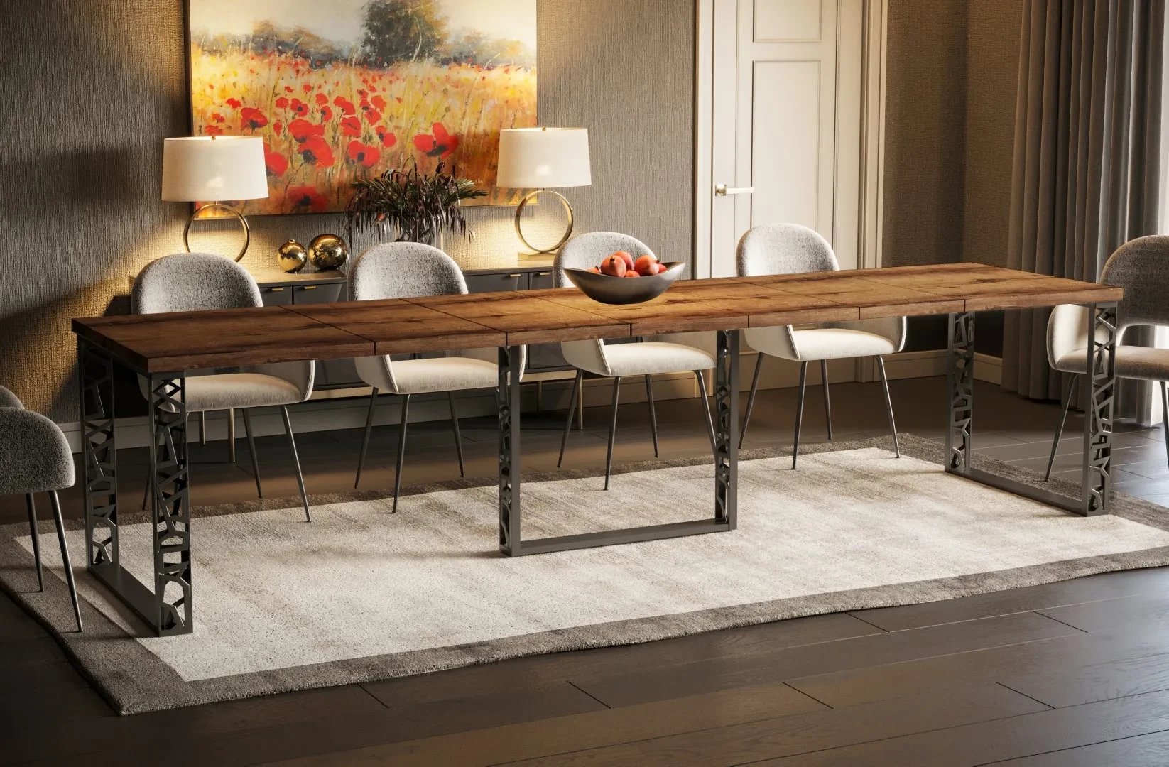 Stół rozkładany EWEREST 130(290)x80 dąb monastery ENDO