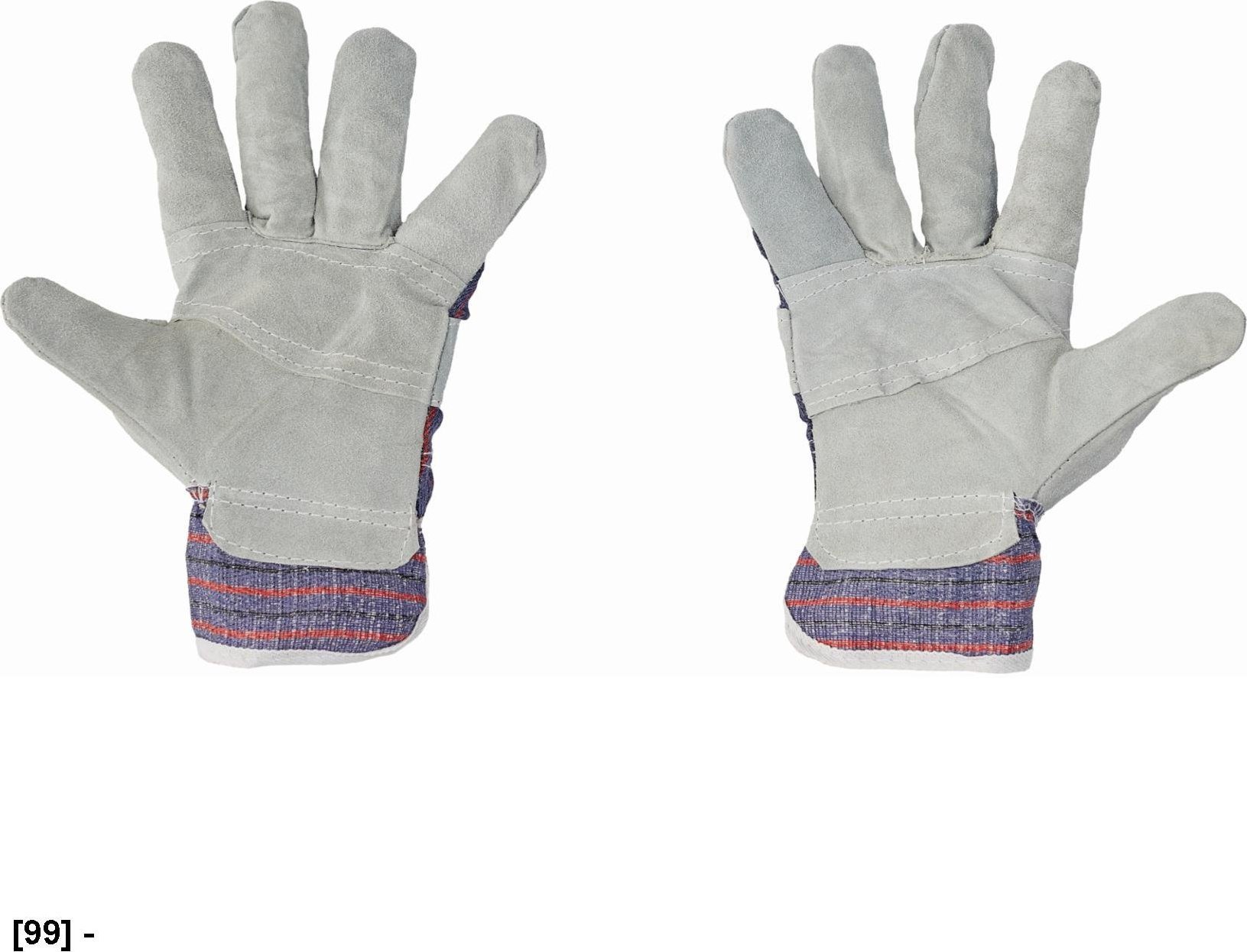 CERVA GULL - rękawice mechaniczne wzmacniane skórą 11