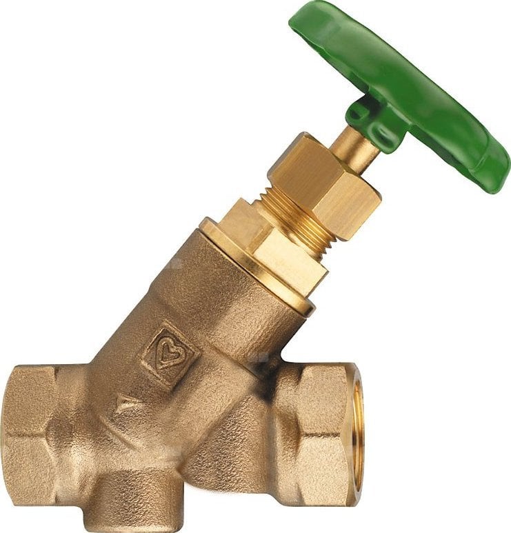 Zawór odcinający STROMAX 4115 W DN25 skośny