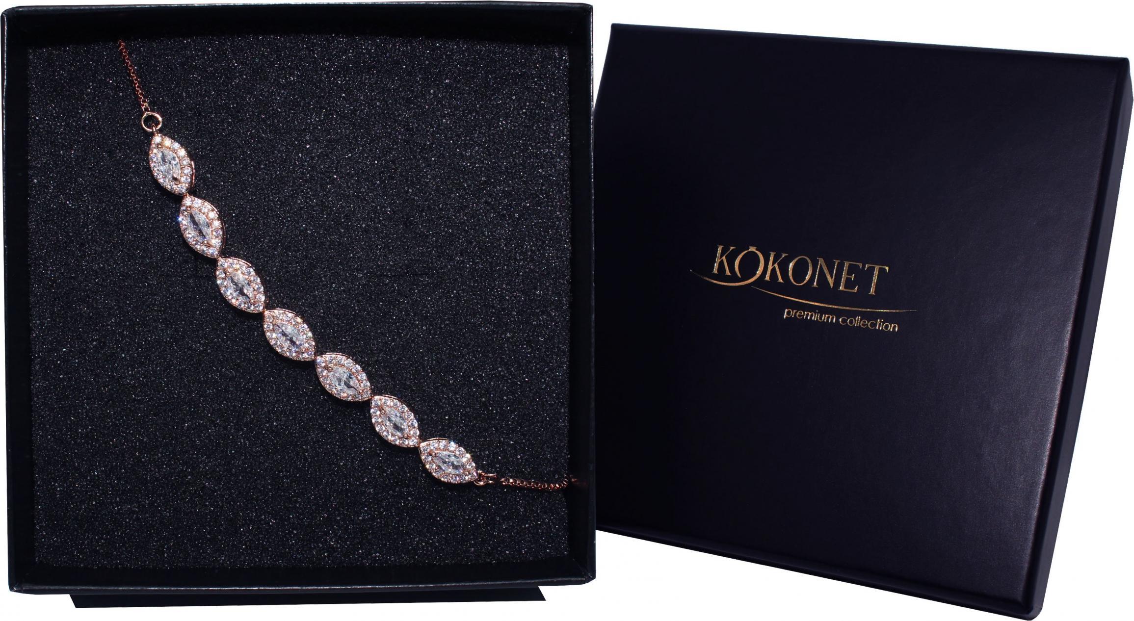 KOKONET bransoletka ŚLUB wesele PREZENT wyjście eleganckie