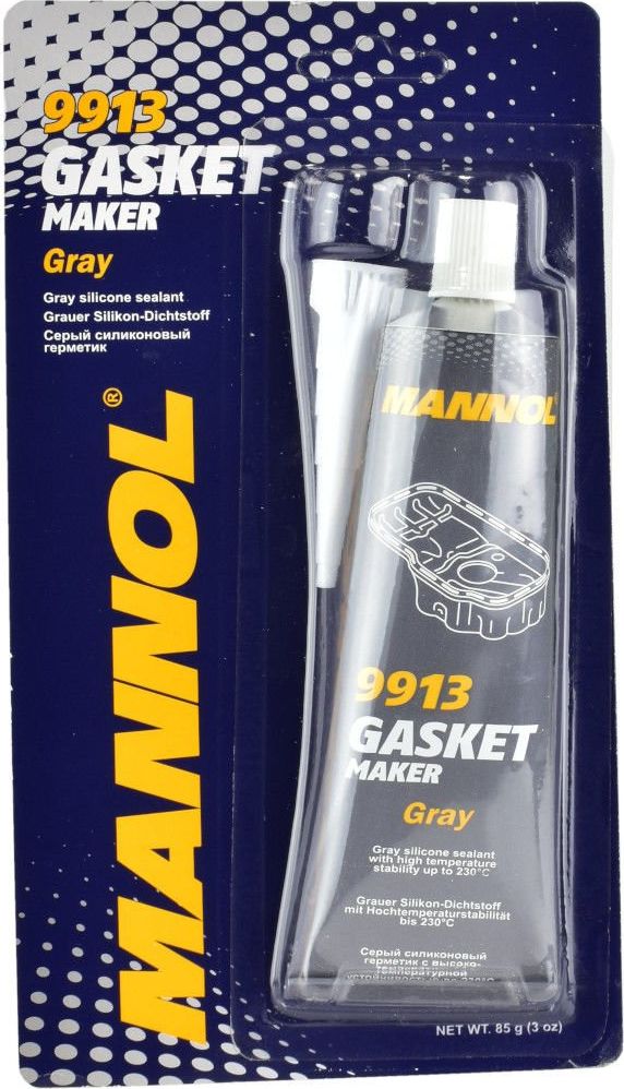 Mannol Mannol 9913 silikon wysokotemperaturowy Szary 85g uniwersalny