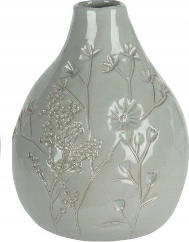 Koopman Wazon porcelanowy dekoracyjny na kwiaty 10,5 x 14 cm
