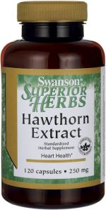 Swanson Głóg Owoce Extrakt 120 kaps.