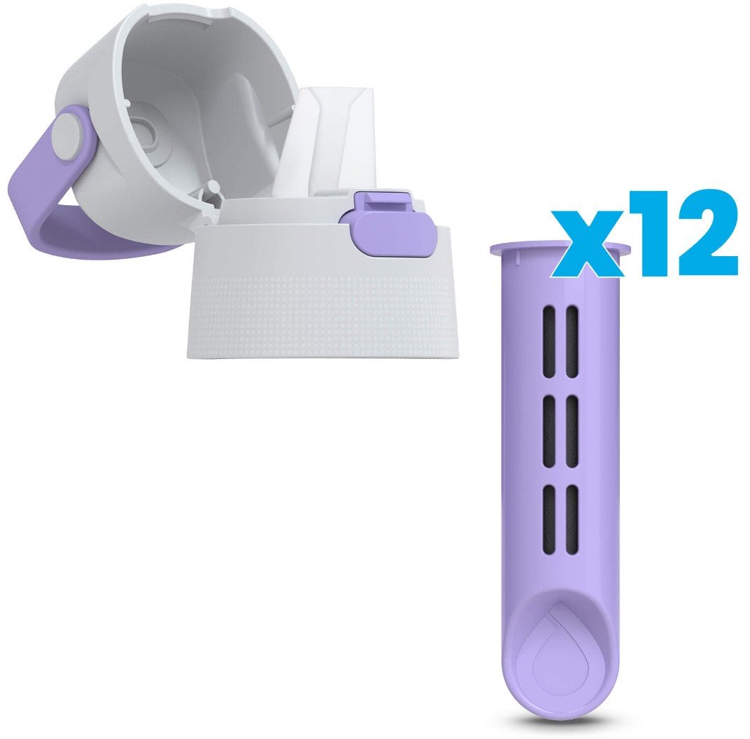 Zakrętka i 12 Wkładów do Butelki Filtrującej Dafi SOLID Lavender