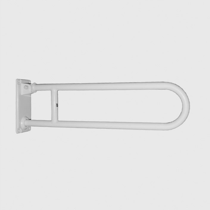 Poręcz ERGOPLUS podnoszona 60cm do wc/umywalek, malowana proszkowo, biała