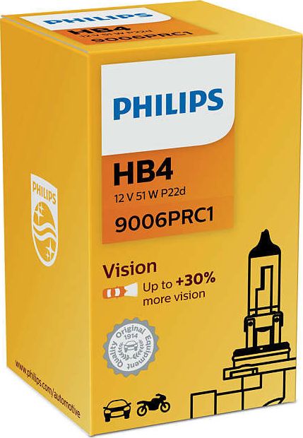 Philips ŻARÓWKA HB4 12V/55W +30% VISION P22D 1SZT