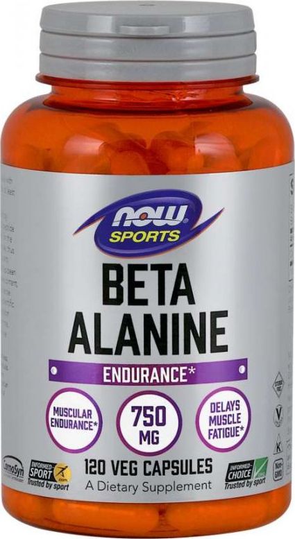 NOW Foods Now Foods Beta Alanine 750mg 120caps