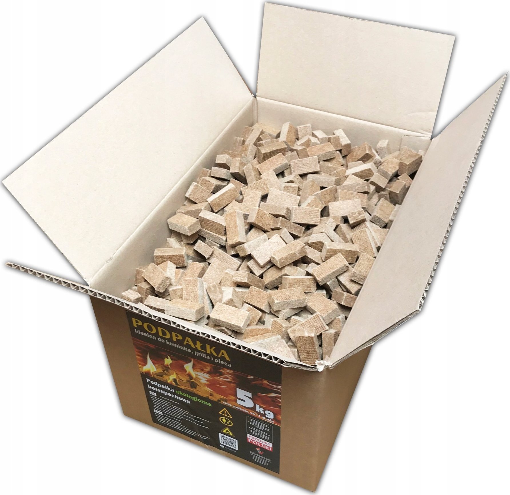 Podpałka ekologiczna, bezzapachowa - 5kg