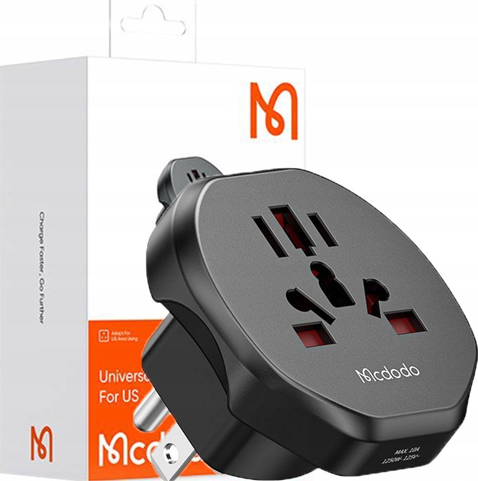 Mcdodo MCDODO UNIWERSALNY ADAPTER PODRÓŻNY PRZEJŚCIÓWKA US DO EU US UK AU CN 2500W