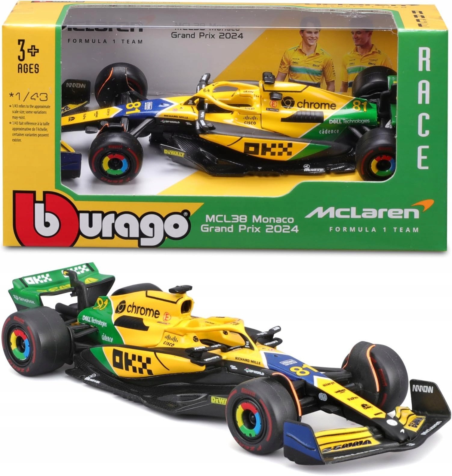 BBU 1:43 McLaren F1 MCL38 Piastri 38214_SENNA_81