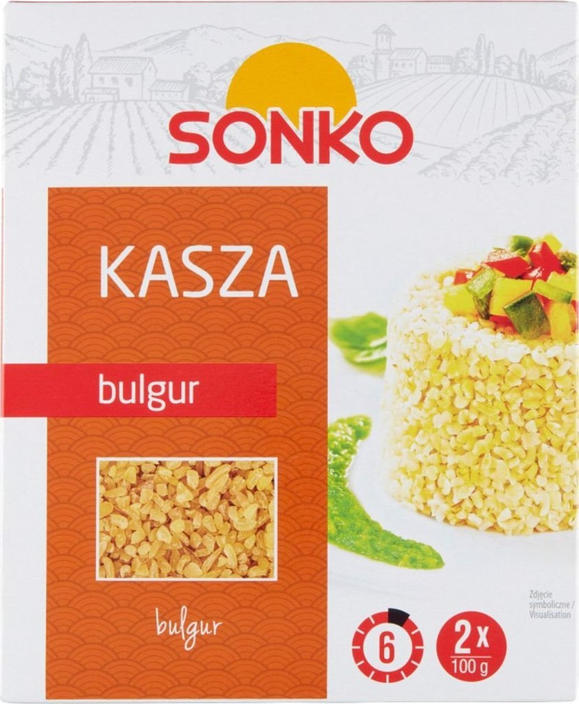SONKO Sonko Kasza bulgur 200 g (2 x 100 g)