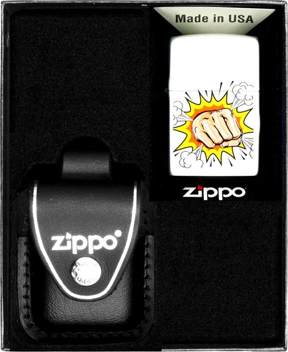 Zestaw ZIPPO Zapalniczka POWER FIST Prezentowy No3