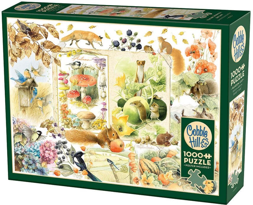 puzzle 1000 dziennik przyrodniczy jesień 113519