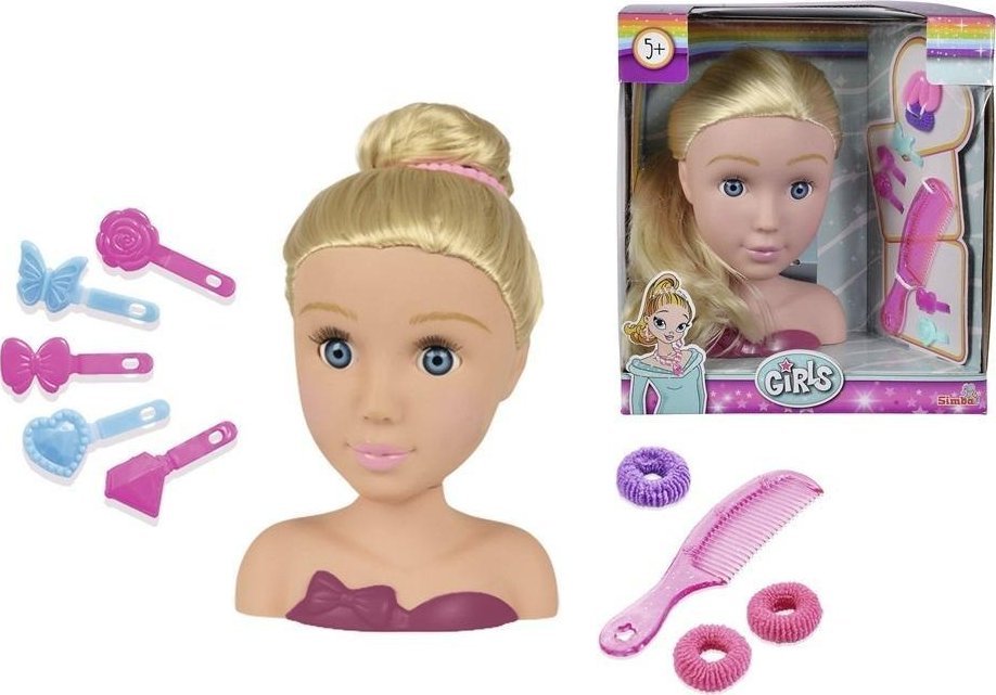 Simba Girls Głowa do stylizacji 19 cm (556-0145)