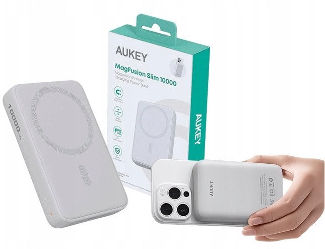 PB-MS04 White Qi2 PowerBank | 10000mAh | 20W | MagSafe PD