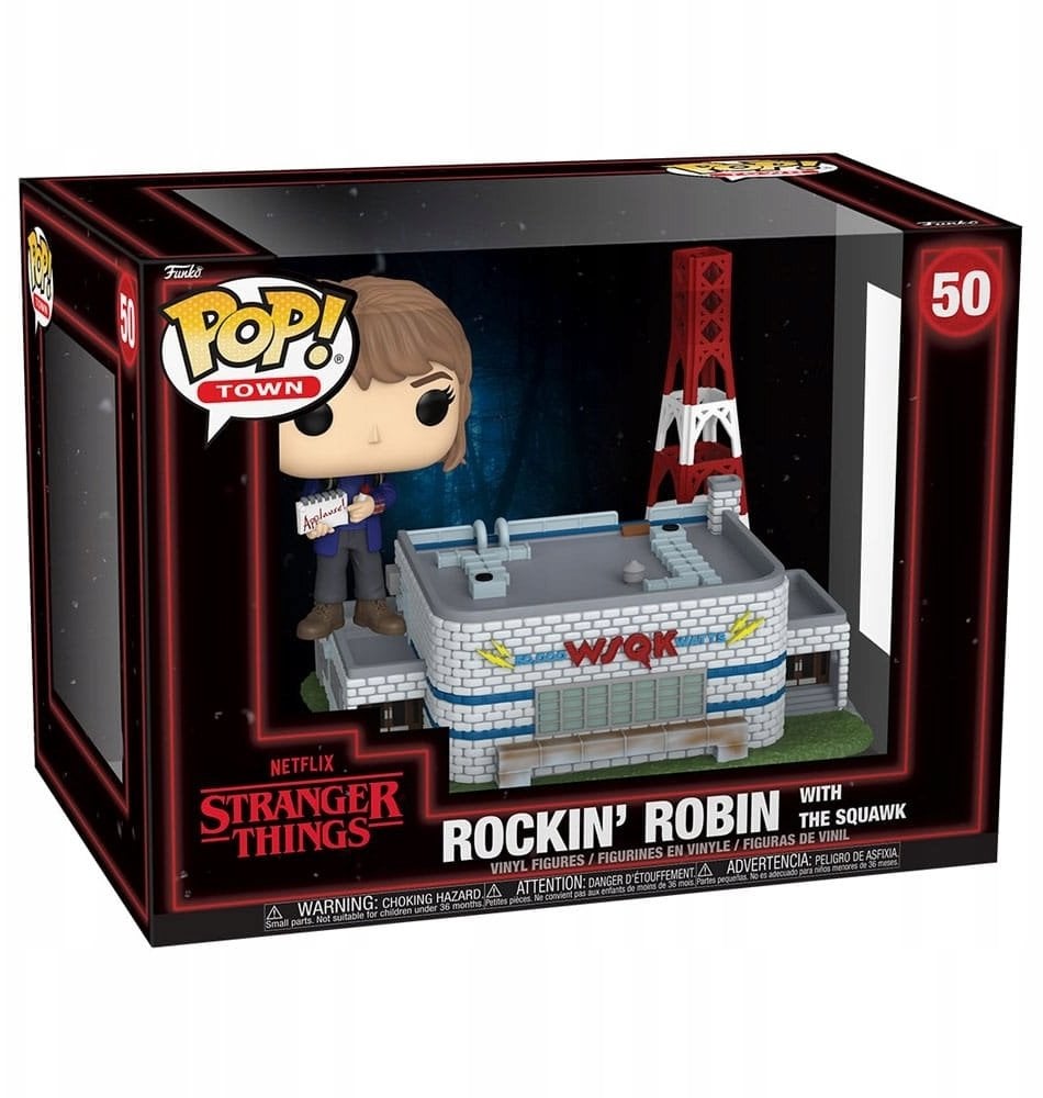Figurka Funko Pop Town: Stranger Things - Rockin´ Robin with The Squawk