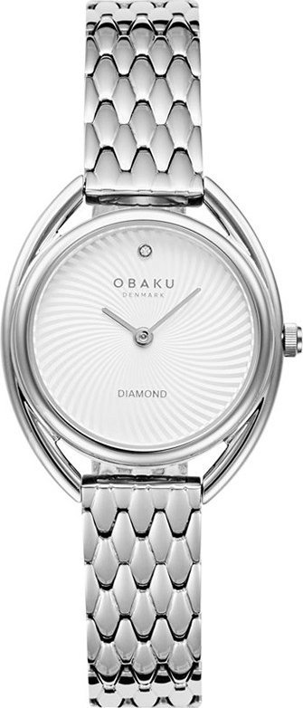 Zegarek OBAKU Zegarek damski Obaku Denmark V286LXCISC srebrny